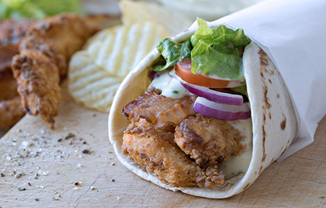 Chicken Strip Wrap